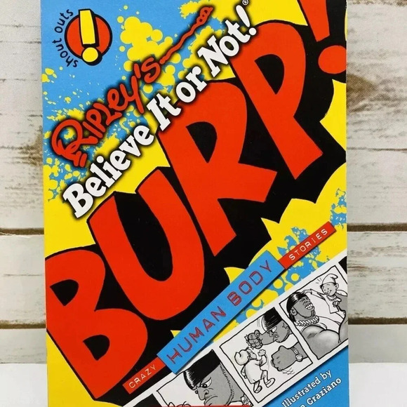 Ripley's Believe It! BURP! Crazy Human Body Stories Scholastics - Picture 1 of 2